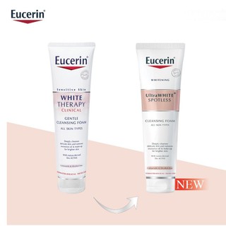 EUCERIN -SỬA RỬA MẶT TẠO BỌT TRẮNG DA- WHITE THERAPY CLEANSING FOAM 150ML