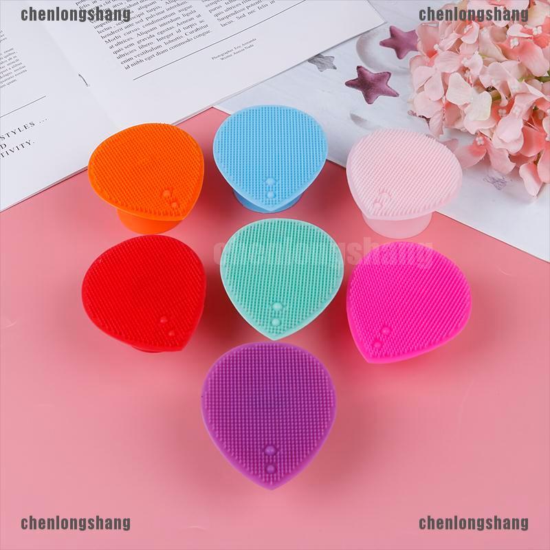 Miếng Silicone Rửa Mặt Tẩy Tế Bào Chết Làm Sạch Mụn Đầu Đen