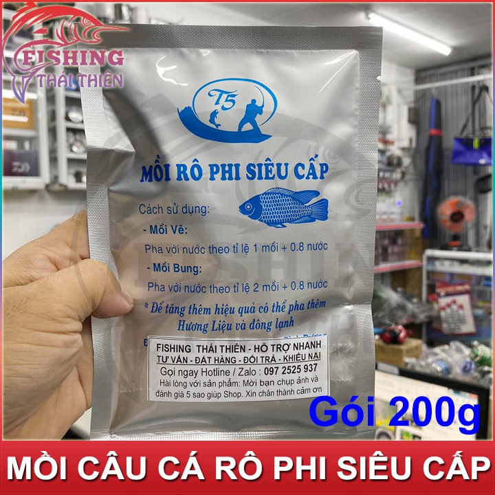 Mồi câu cá rô phi siêu cấp T5