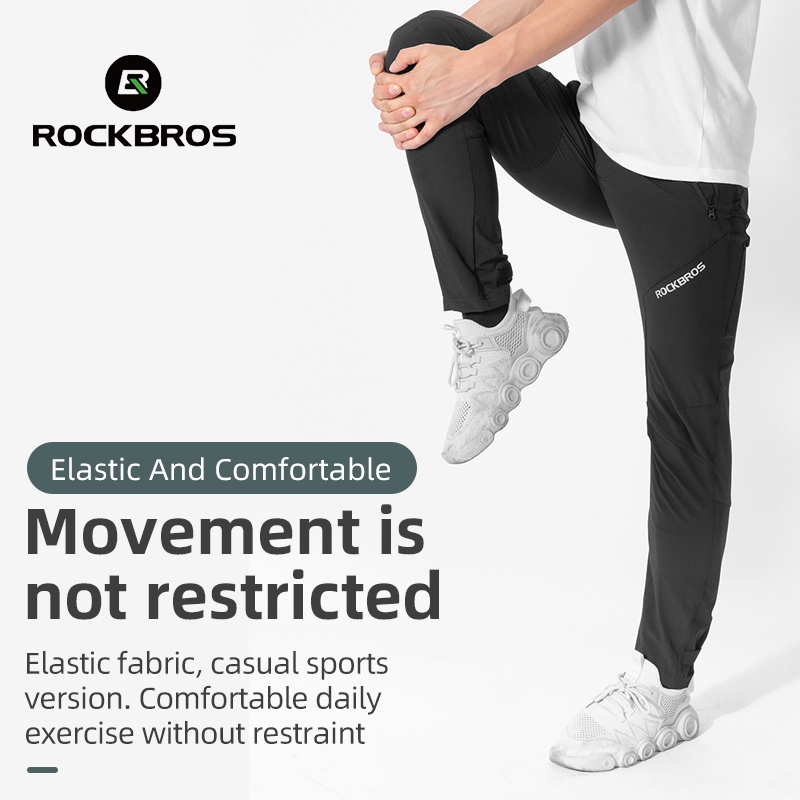 Quần jogger ROCKBROS phản quang đa năng thoáng khí thấm hút mồ hôi thời trang thể thao ngoài trời