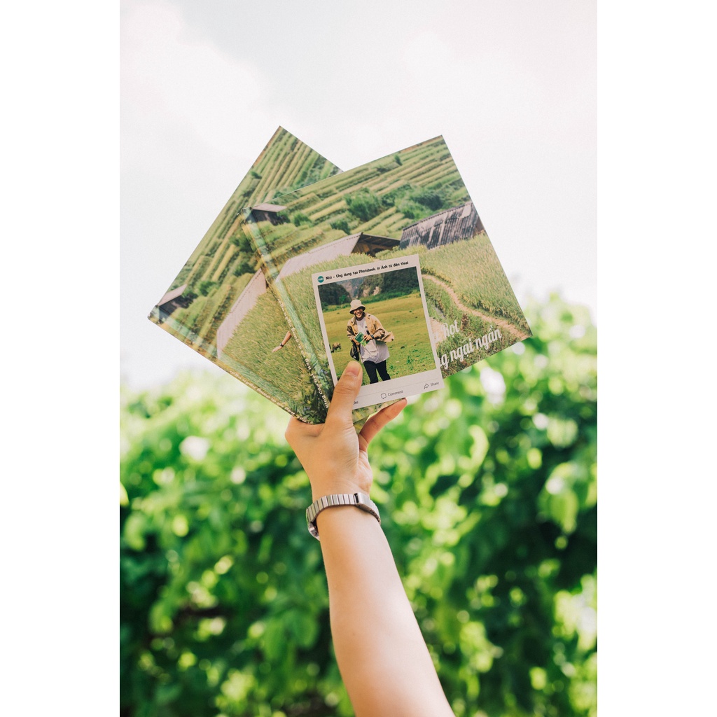 In sách ảnh theo yêu cầu bìa cứng 20 trang 15 x 15cm, In HD trên app NIZI