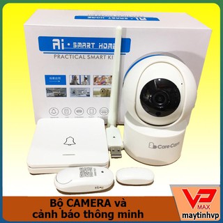 Bộ cảm biến tách cửa và chuông báo CareCam báo về điện thoại