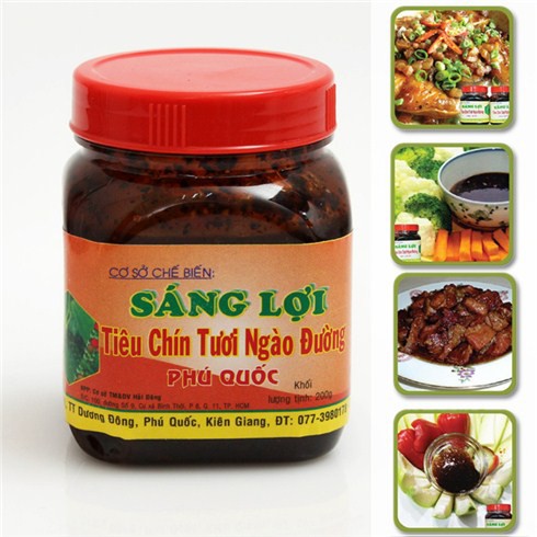 Tiêu chín tươi ngào đường Phú Quốc 200g