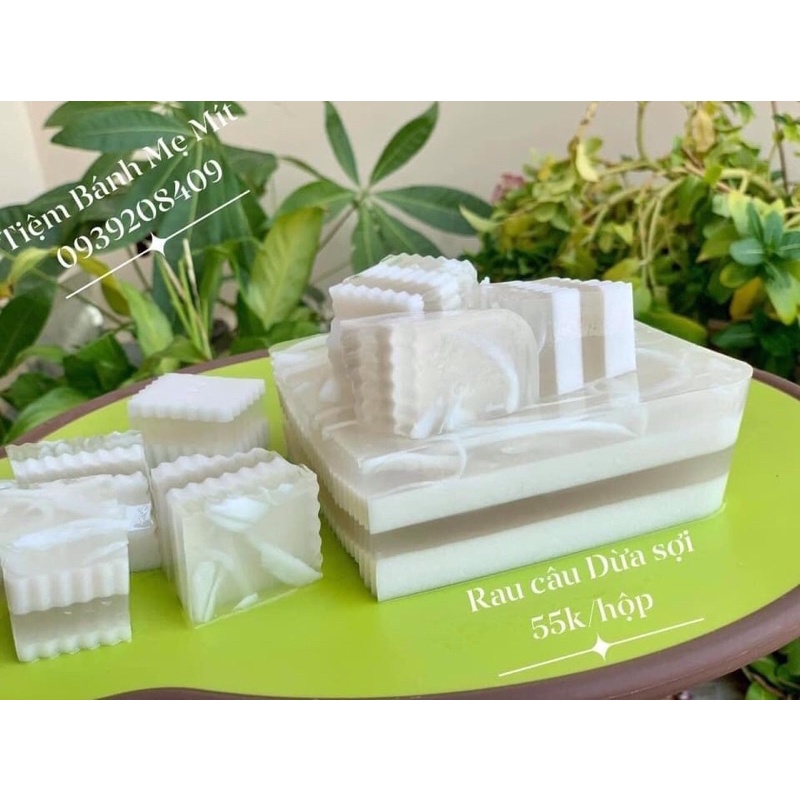 Rau Câu Dừa - Rau câu Dừa phomai Thanh Mát