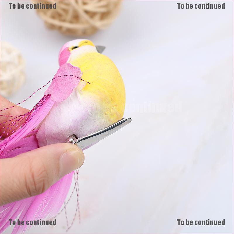 Chú chim nhân tạo trang trí nội thất sinh động đẹp mắt