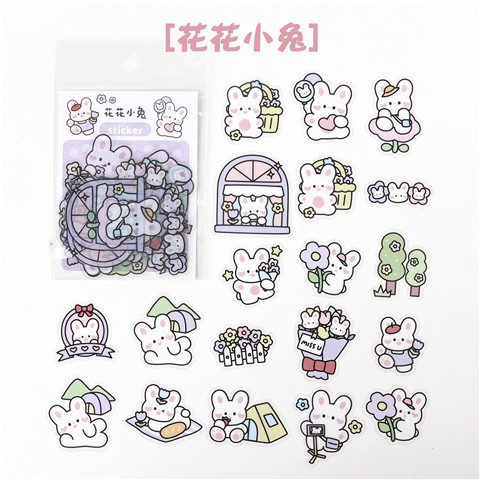 cảm ơn bạn nhãn dán văn phòng phẩm sổ lưu niệm nhãn dán hàn quốc nhãn dán dễ thương nhãn dán kawaii nhãn dán kawaii