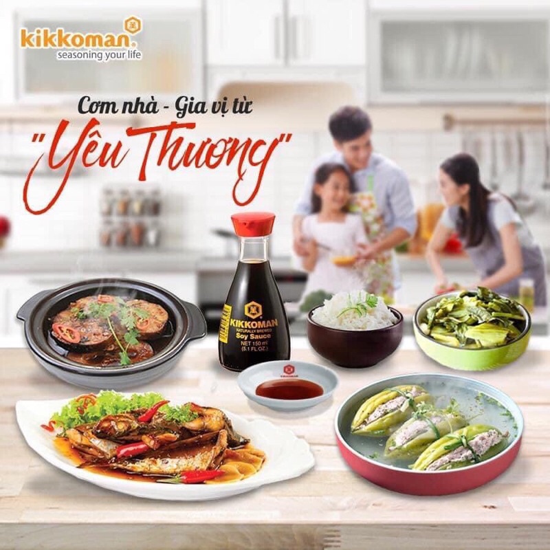 Nước Tương Nhật Bản Kikkoman Shoyu Sauce Chai 150ml-Nước Tương(Xì Dầu)Truyền Thống Đậm Đặc Hữu Cơ Tự Nhiên Hương Vị Nhật