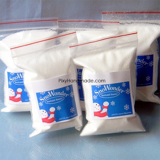 Snowonder Gói 50 gram Làm 5 lít Tuyết Instant Snow - Nguyên liệu làm slime