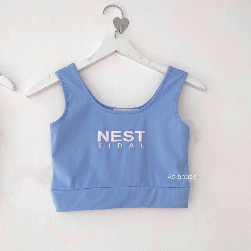 [Mã WASKT410K giảm 10K đơn 50K] Áo Croptop 2 Dây Bra NEST Ullzang (Ảnh thật/Có sẵn) | BigBuy360 - bigbuy360.vn