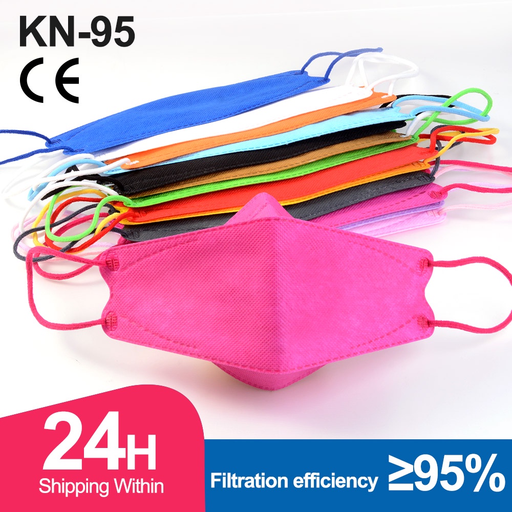 Set 10/20/50 khẩu trang 4 lớp bảo vệ Ffp2 Kn95 có thể tái sử dụng