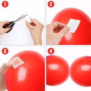 Bóng bay 200 điểm Keo dán hai mặt Bong bóng có thể tháo rời Nhãn dán Đám cưới Sinh nhật Đồ dùng tiệc Giáng sinh