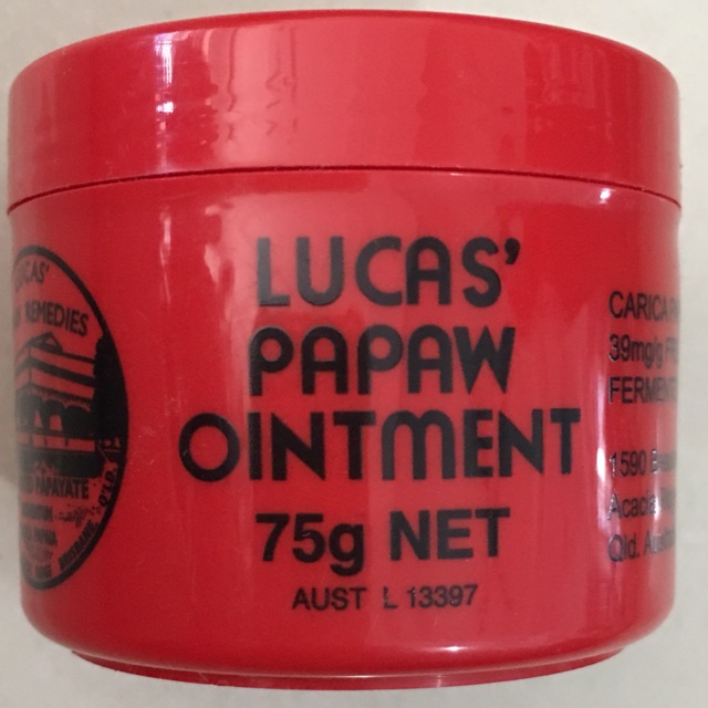 Kem Lucas Papaw Ointment 75g màu đỏ