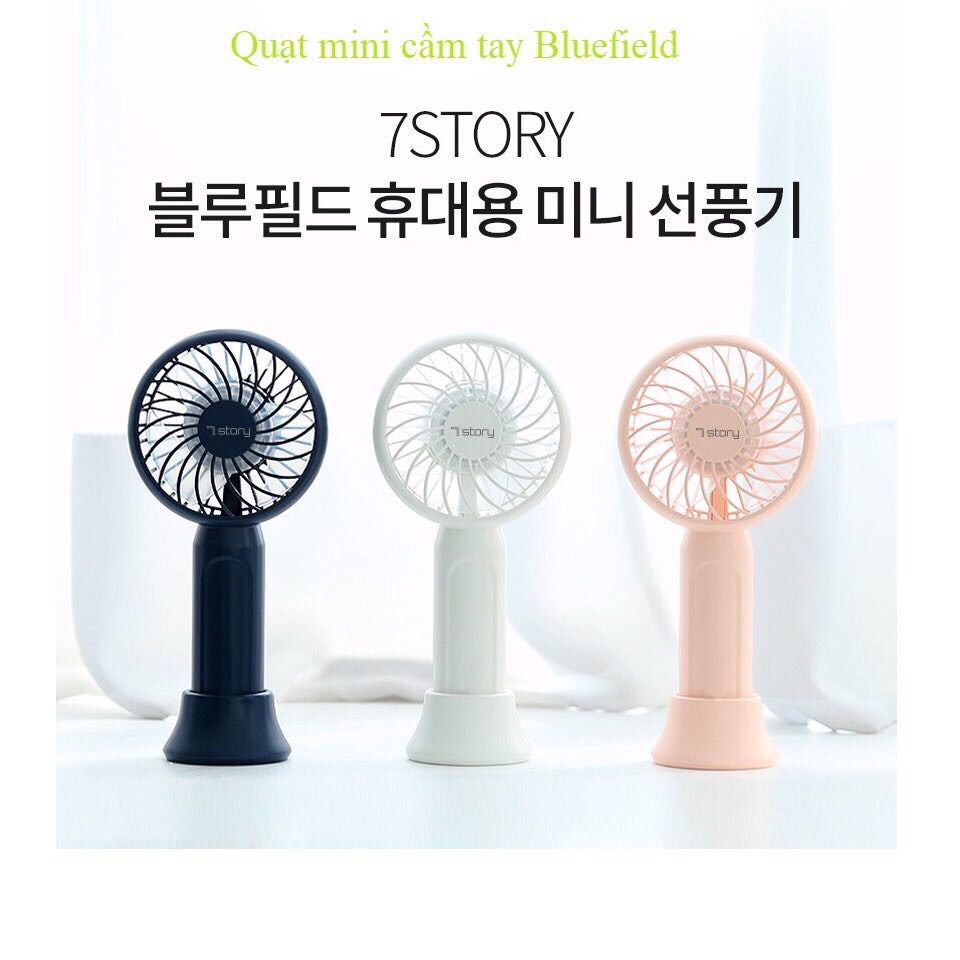 Quạt mini cầm tay Bluefield thương hiệu cao cấp Hàn Quốc 7story nhập khẩu chính hãng