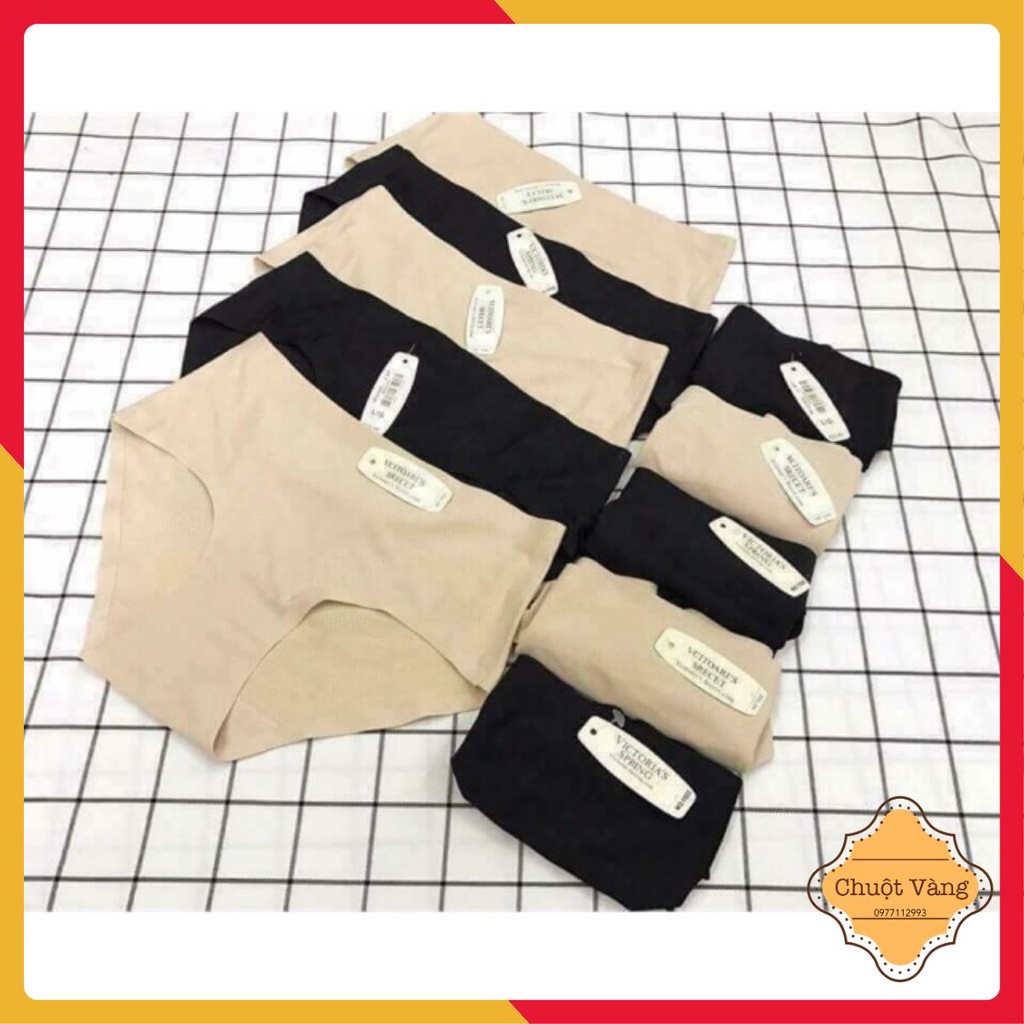 Set 10 quần lót su đúc màu da, đen 5033