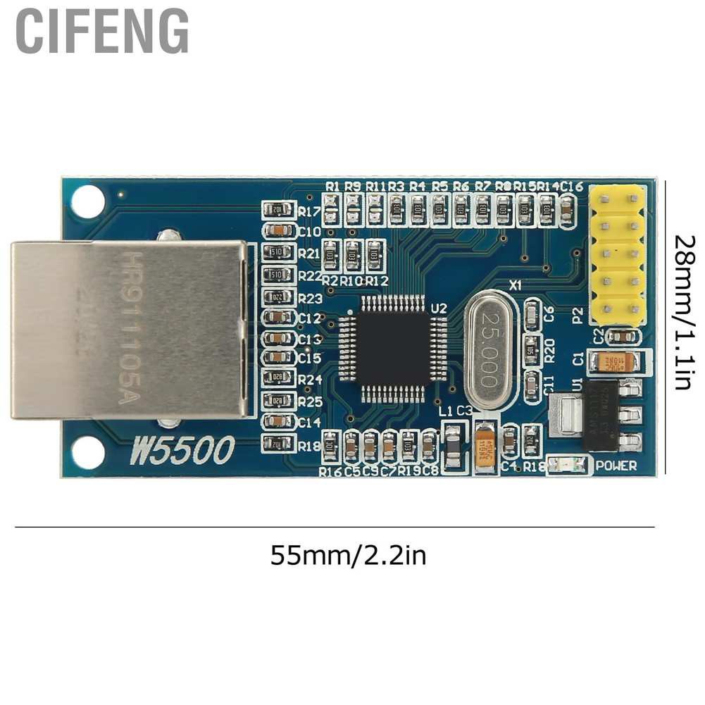 Cifeng Electronic Components New W5500 Ethernet Networks Module Hardware TCP/IP for Microcontroller Automatic