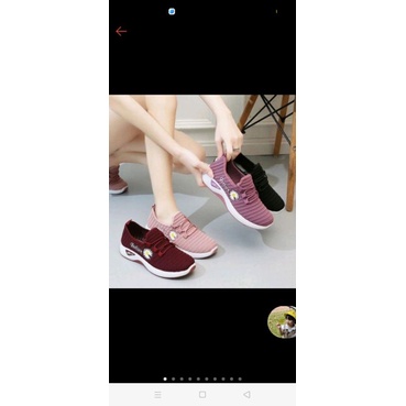 Giày nữ chữ M Xuxi vải lưới thoáng khí cho hè 2021