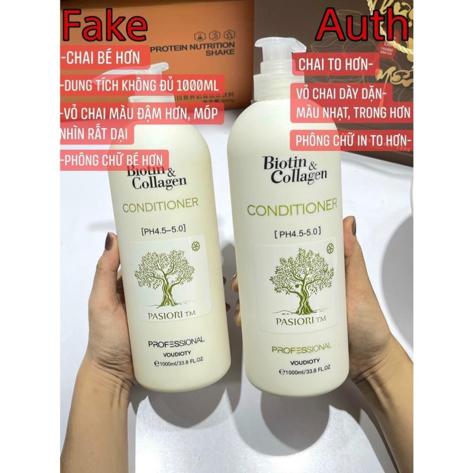 [Mẫu mới 2021] Bộ dầu gội xả Biotin Collagen Yuiluim trắng hỗ trợ ngăn rụng tóc, phục hồi hư tổn 1000ml Mina.cosmetic1