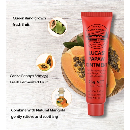 Kem đa năng Lucas’ Papaw Ointment 25g dùng cho trẻ sơ sinh đến người già
