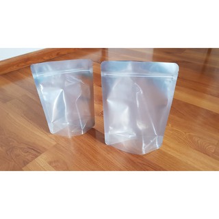 1KG TÚI ZIPPER GHÉP 1 MẶT BẠC 1 MẶT TRONG, TÚI ZIP ĐÁY ĐỨNG-BBĐG