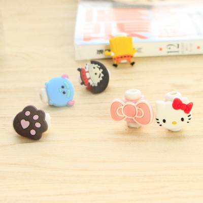 Phụ kiện bảo vệ đầu dây cáp sạc chống gãy hình Hello Kitty dễ thương