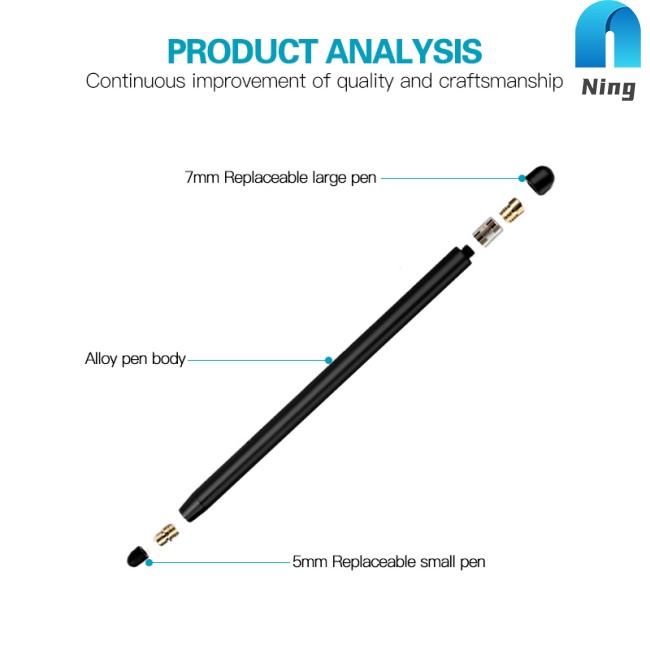 Bút Cảm Ứng 2 Trong 1 Dành Cho Máy Tính Bảng, Điện Thoại Android