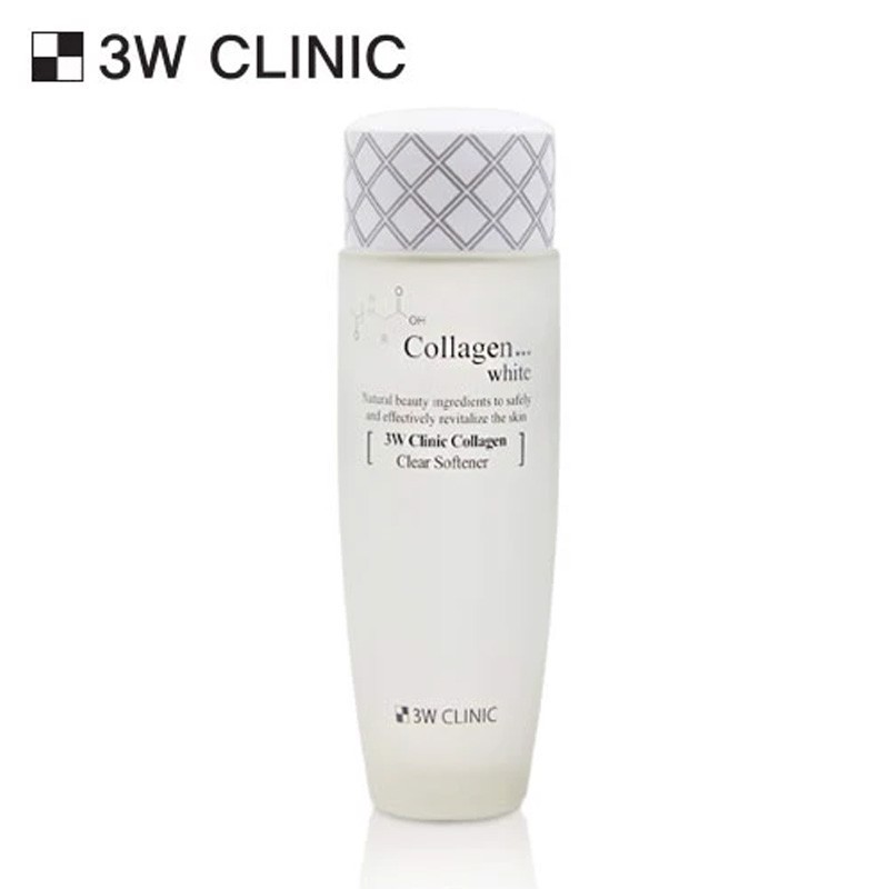 NƯỚC HOA HỒNG TRẮNG DA 3W CLINIC COLLAGEN CLEAR SOFTENER