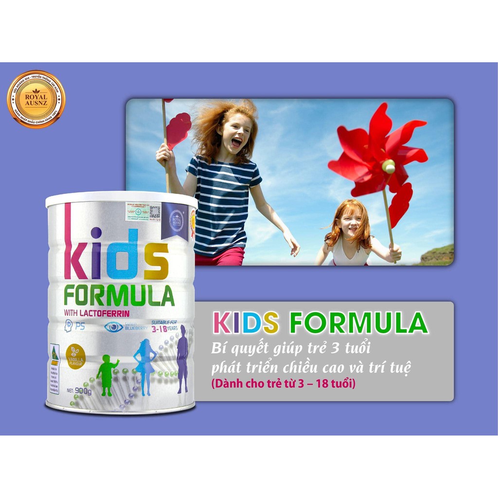 Sữa Bột Hoàng Gia Úc Kids Formula Bổ Sung Dưỡng Chất Cho Trẻ ROYAL AUSNZ 900g