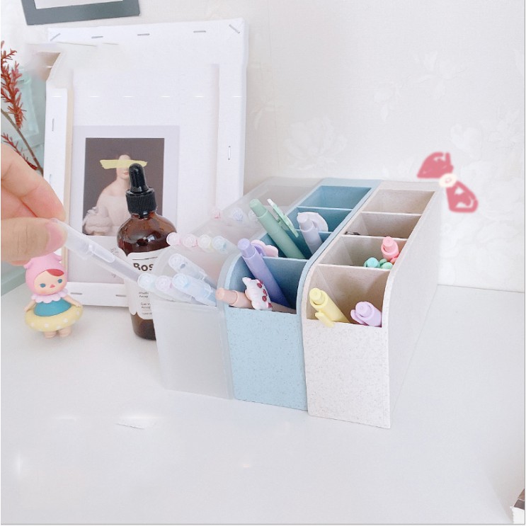 Kệ đa chức năng 4 ngăn đựng cọ trang điểm/ bút