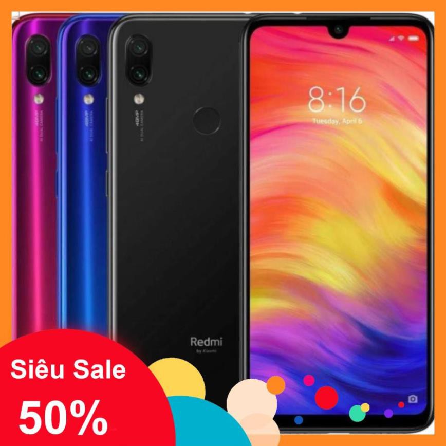 Điện thoại xiaomi redmi note 7 6GB 64GB - Nhập khẩu mới nguyên seal