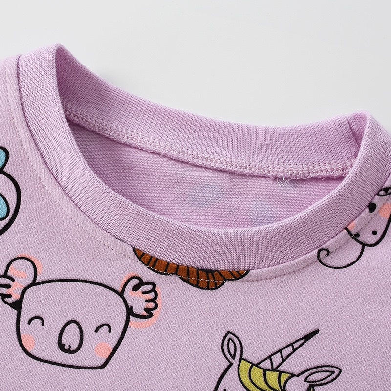 Áo nỉ Malwee tím động vật MW7690 cho bé gái 2-8 tuổi - Little Maven Official Store