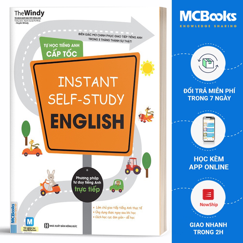 Sách - Instant self-study English - Tự Học Tiếng Anh Cấp Tốc Cho Người Mất Gốc - Học Kèm App Online