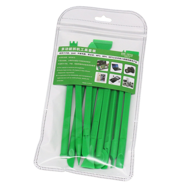 Set 10 Dụng Cụ Tháo Gỡ Hai Đầu Bằng Nhựa Đa Năng Cho Crowbar