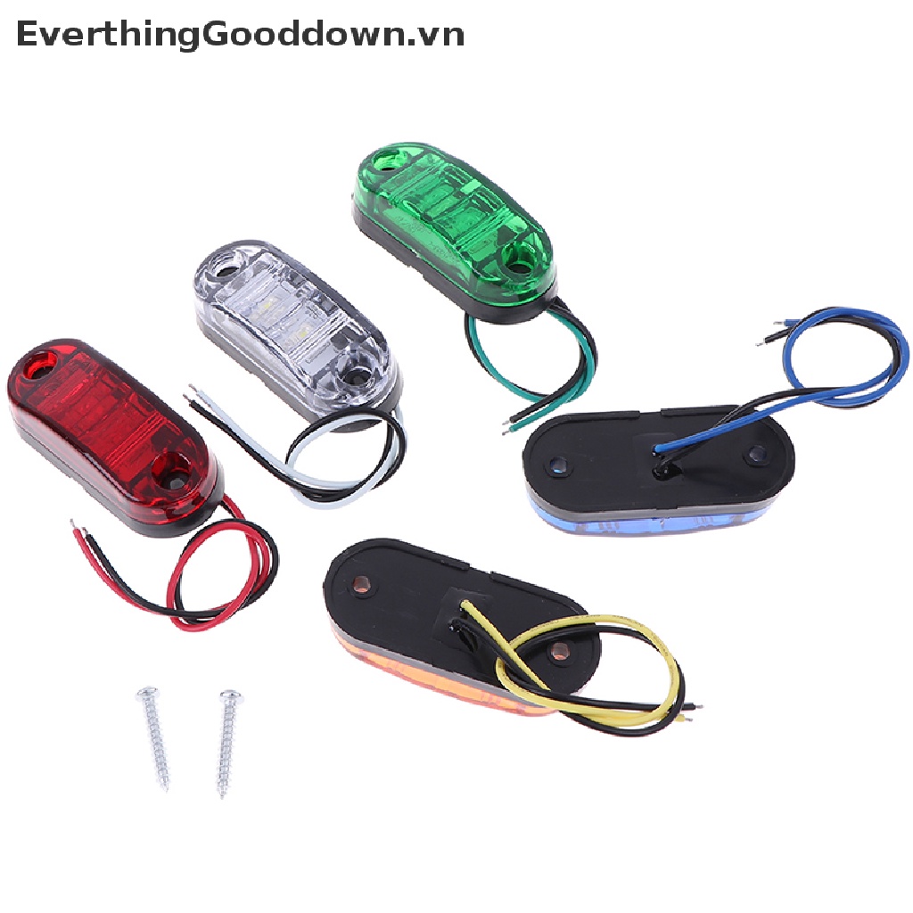 1 Đèn Led 2 Bóng Gắn Hông Xe Tải / Xe Moóc