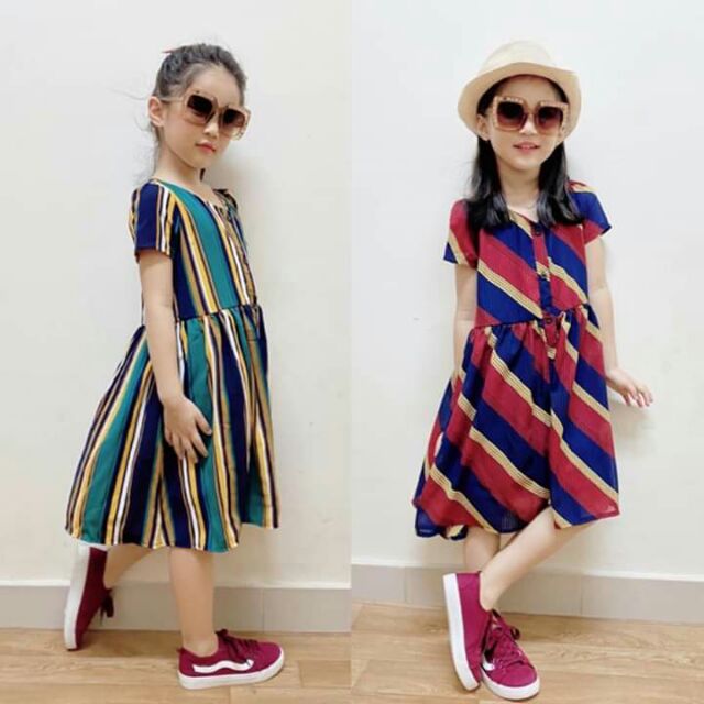 ĐẦM VINTAGE SỌC
