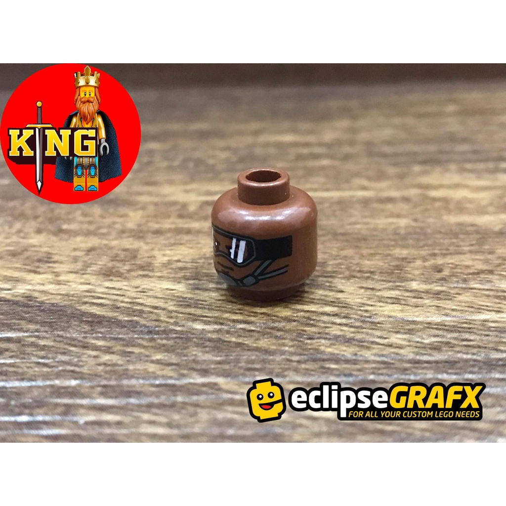 EclipseGrafx Combat Head - Stern - Brown Phụ kiện đồ chơi
