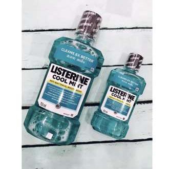 Combo 2 chai Listerine Thailand 750ml và 250ml