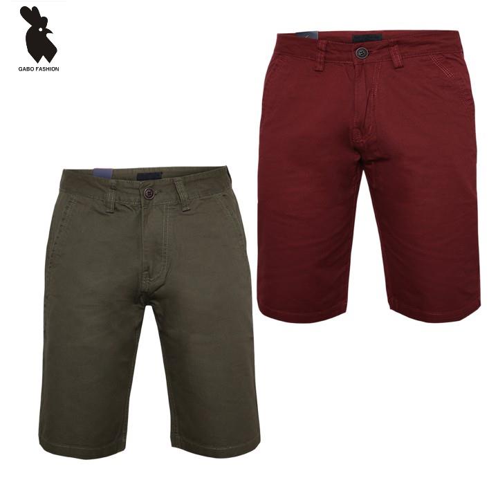 Combo 2 Quần Short Kaki Nam Thời Trang Gabo s QSK05