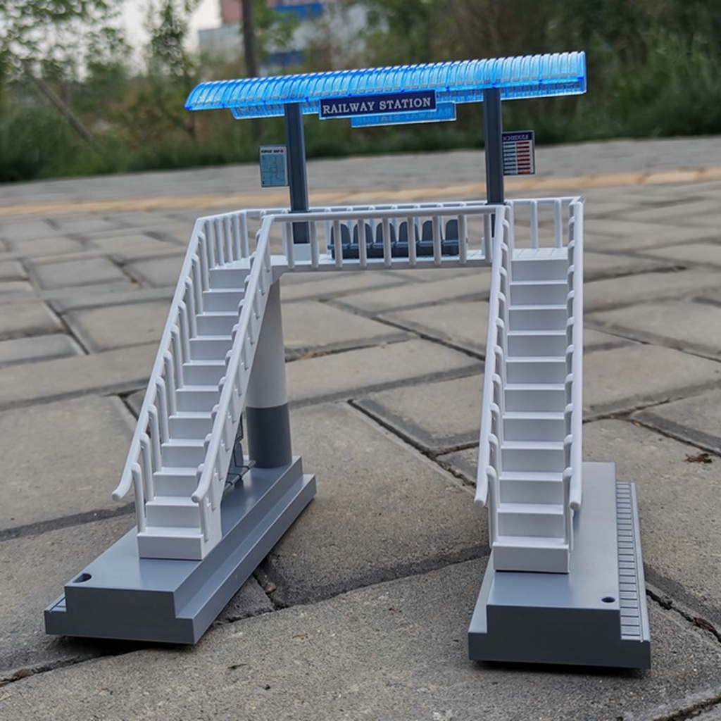 Mô hình trạm xe lửa dùng để trang trí độc đáo