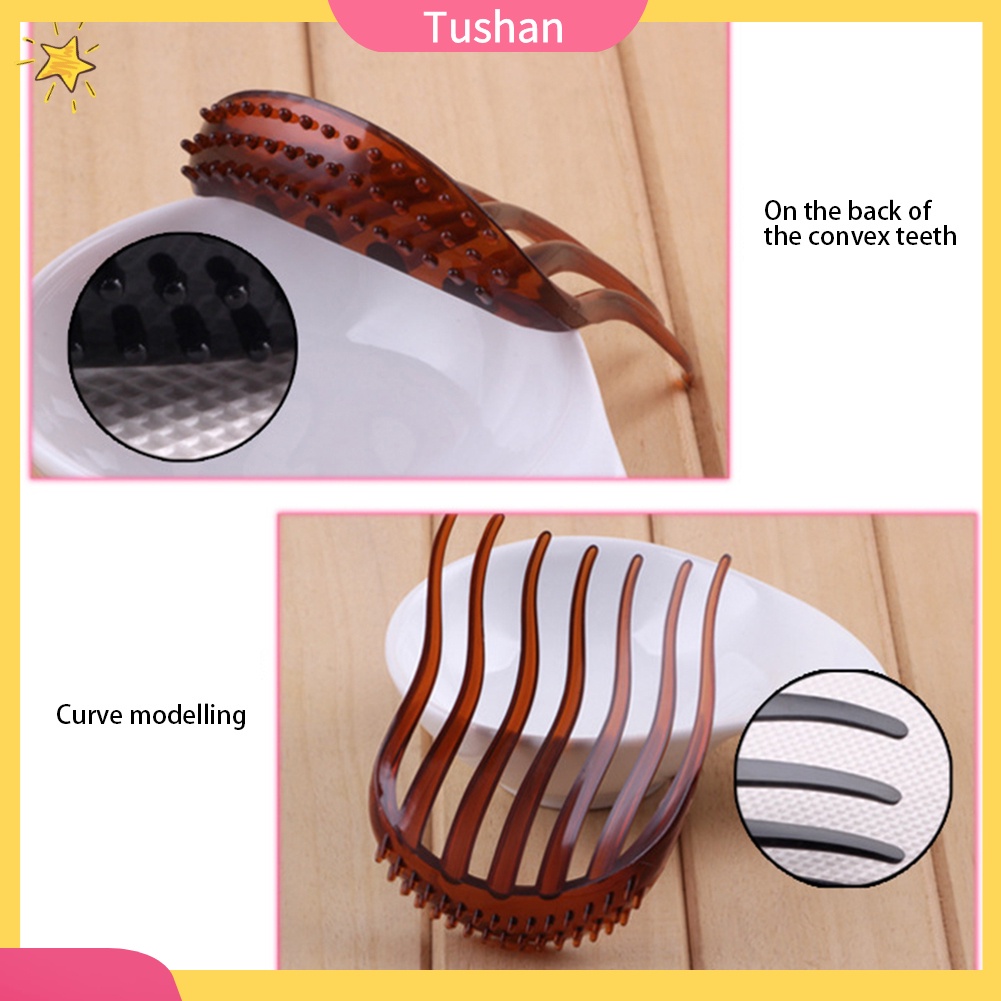 Kẹp tóc tạo kiểu đuôi ngựa phồng dày tiện dụng cho nữ