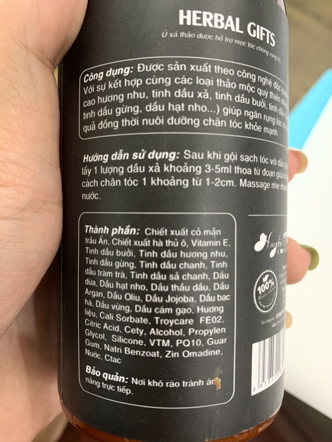 Ủ XẢ MỌC TÓC HERBAL GIFTS💖FREESHIP💖Ủ XẢ THẢO DƯỢC HERBAL GIFTS Hỗ trợ mọc tóc - Chống rụng tóc