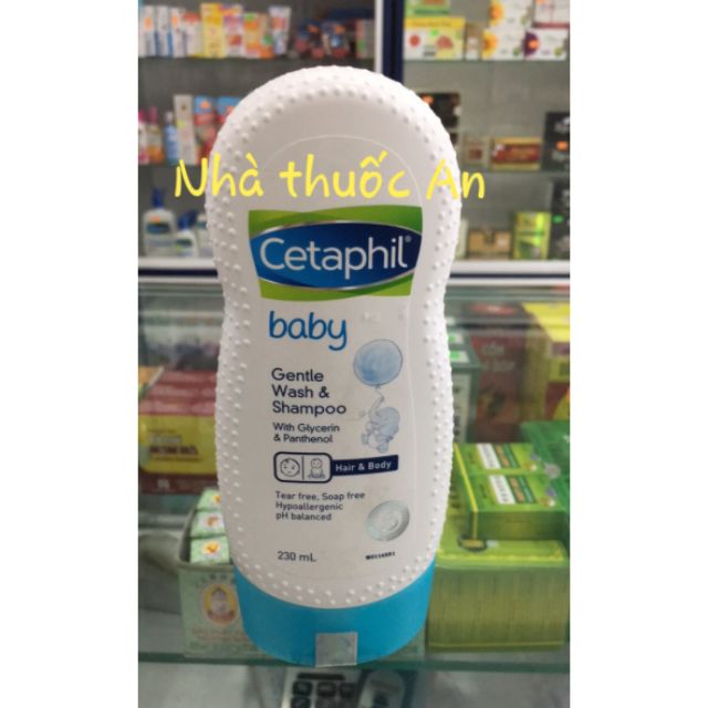 Cetaphil baby tắm gội toàn thân 230ml