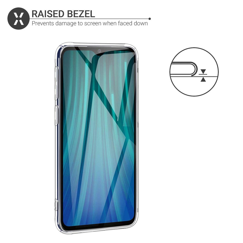 Ốp điện thoại từ silicon dẻo trong suốt cho Xiaomi Redmi Note 10 9 9T 9s 8 5 6 7 K20 K30 Pro Max 5G