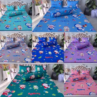 Bộ Drap thun hàn quốc mẫu hoạt hình Đoraemon