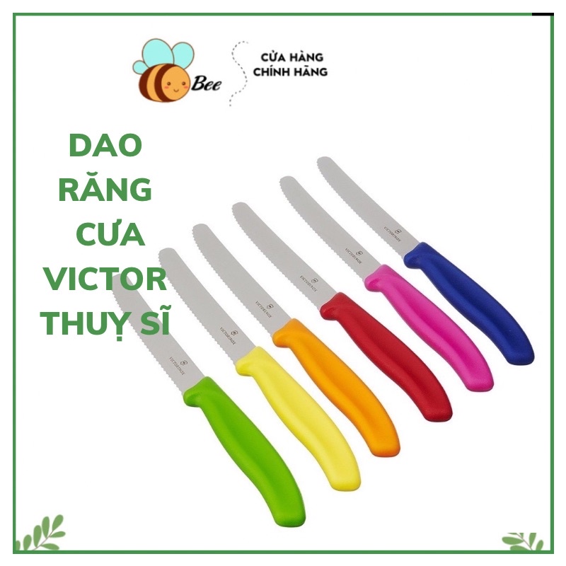 Dao đa năng victorinox Thụy Sỹ lưỡi răng cưa sắc không rỉ