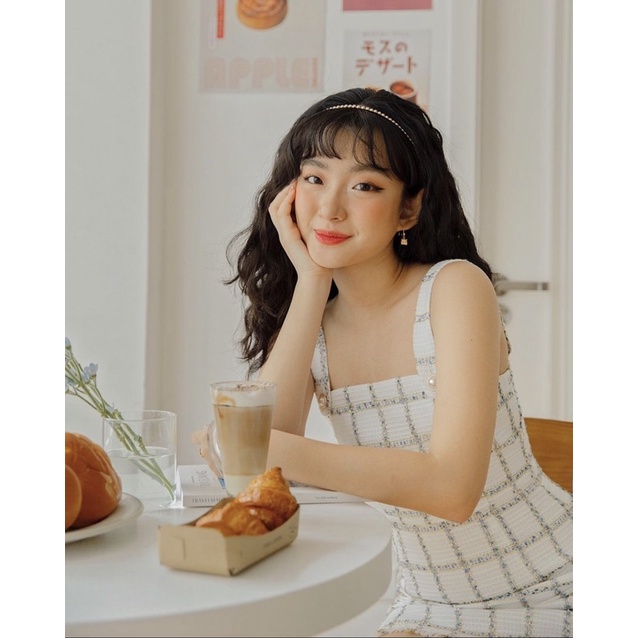 💕 Set đồ yếm Tweed Pinafore💕