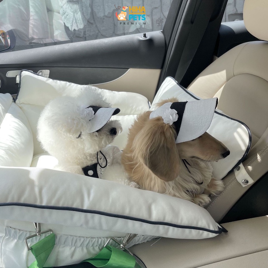 Váy Áo Thiết Kế Hàn Quốc Hở Lưng Cho Chó Mèo Chất Vải Cotton Mát Quần Áo Thú Cưng Thiết Kế Hiha Pets.