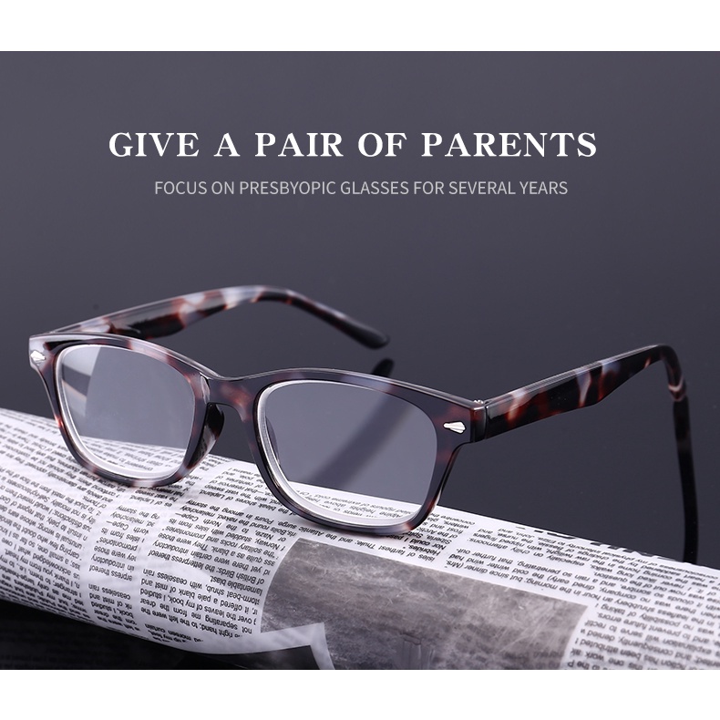 Thấu kính độ nét cao nữ đọc kính kính đọc sách nam thoải mái+1.00+15.0+2.00+2.50+3.00+3.50+4.00