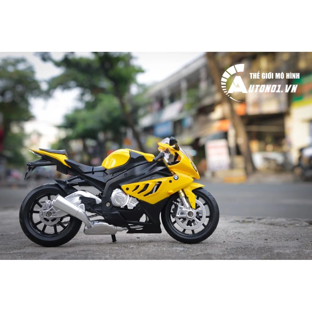 MÔ HÌNH BMW S1000RR 2019 YELLOW 1:12 MSZ 7222