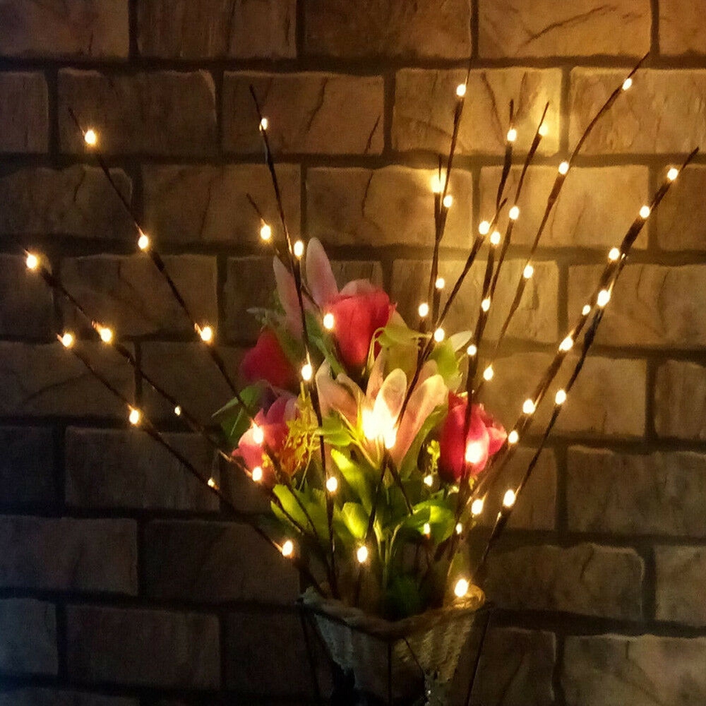 Đèn Led 20 Bóng Hình Nhánh Cây Trang Trí Giáng Sinh