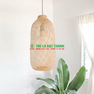 Lồng đèn tre trang trí - đèn mây tre decor homestay đèn bọng tre